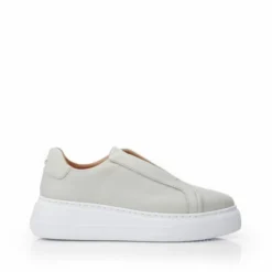 Alber Light Grey Leather