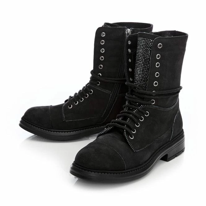 Arinie Black Nubuck 6 Arinie Black Nubuck - Image 4