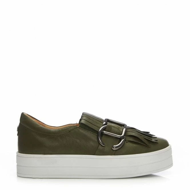 Arlenne Khaki Leather 3 Arlenne Khaki Leather