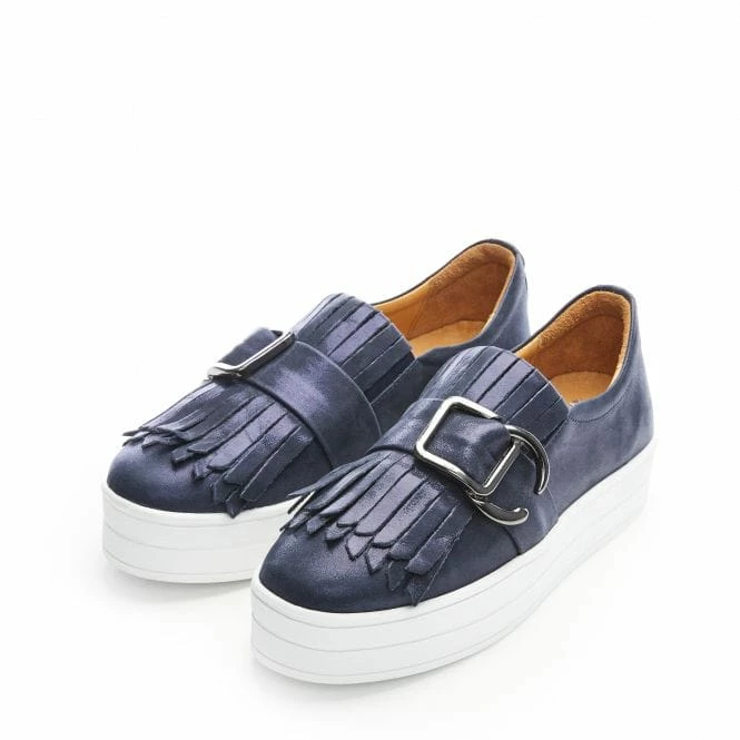 Arlenne Navy Metallic Leather 8 Arlenne Navy Metallic Leather - Image 6