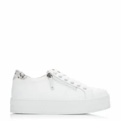 B.Glazie White - Snake Leather