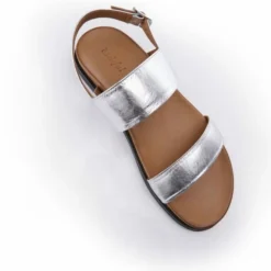 B.June Silver Leather 9 B.June Silver Leather -Moda In Pelle Sales b june silver leather p13027 86378 medium