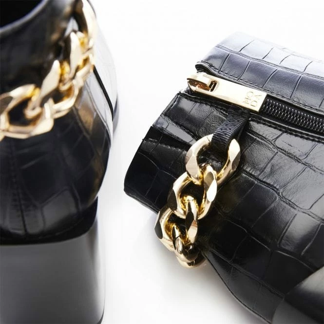 Bailie Black Patent Mocc Croc 7 Bailie Black Patent Mocc Croc - Image 5