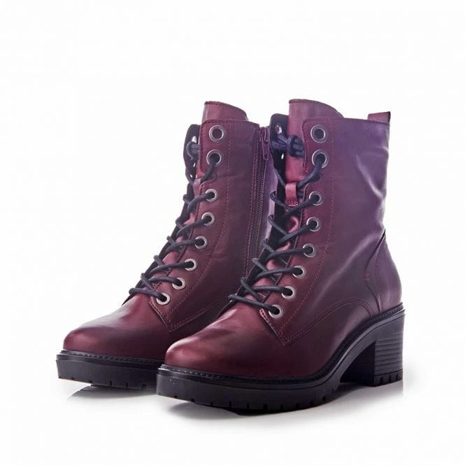 Bellzie Burgundy Leather 4 Bellzie Burgundy Leather - Image 2