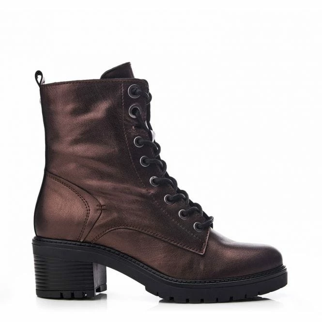 Bellzie Pewter Metallic Leather 3 Bellzie Pewter Metallic Leather