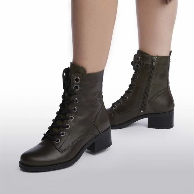 Bezzie Khaki Leather 5 Bezzie Khaki Leather - Image 3