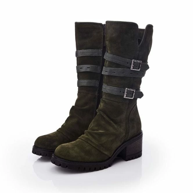 Brendie Khaki Suede 4 Brendie Khaki Suede - Image 2