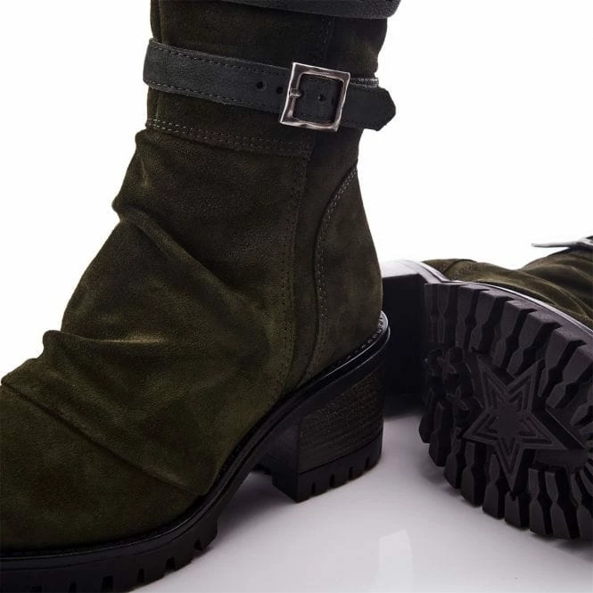 Brendie Khaki Suede 6 Brendie Khaki Suede - Image 4