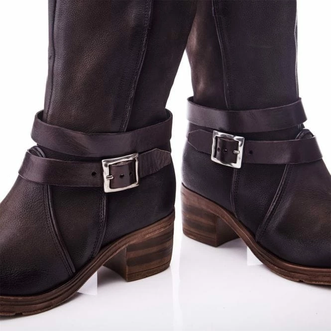 Brinley Dark Taupe Leather 5 Brinley Dark Taupe Leather - Image 3