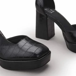 Carrlie Black Patent Mocc Croc -Moda In Pelle Sales carrlie black patent mocc croc p13709 90619 medium
