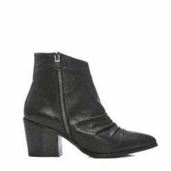 Coralie Black Leather