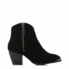 Dania Black Suede