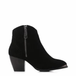 Dania Black Suede