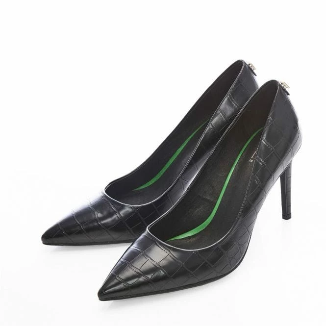 Daniela Black Patent Mocc Croc 4 Daniela Black Patent Mocc Croc - Image 2