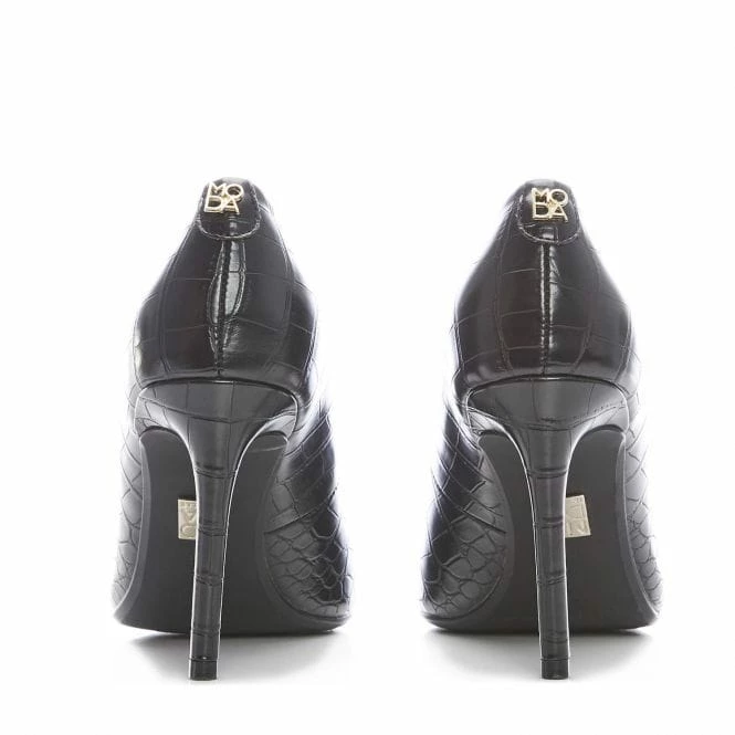 Daniela Black Patent Mocc Croc 5 Daniela Black Patent Mocc Croc - Image 3
