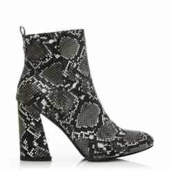 Delfie Monochrome Snake Print