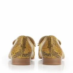 Elmo Yellow Snake Print Leather -Moda In Pelle Sales elmo yellow snake print leather p12809 84209 medium