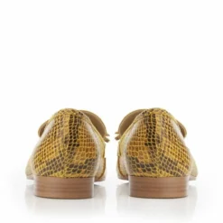 Elmo Yellow Snake Print Leather -Moda In Pelle Sales elmo yellow snake print leather p12809 92702 medium