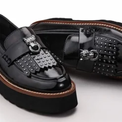 Evaleah Black Leather -Moda In Pelle Sales evaleah black leather p13715 90647 medium