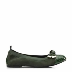 Fellicity Green Patent Mocc Croc