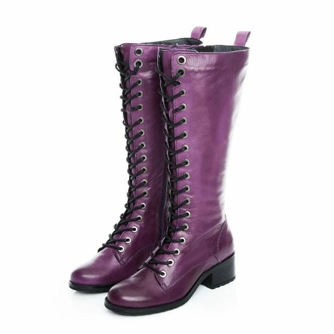 Hailey Purple Leather 4 Hailey Purple Leather - Image 2