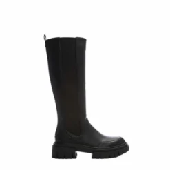 Hanah Black Patent Mocc Croc