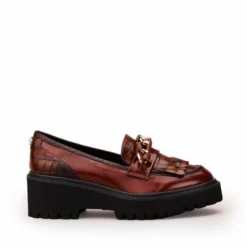 Holliee Dark Brown Leather