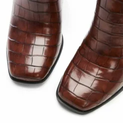 Kiani Brown Patent Mocc Croc -Moda In Pelle Sales kiani brown patent mocc croc p12415 80490 medium