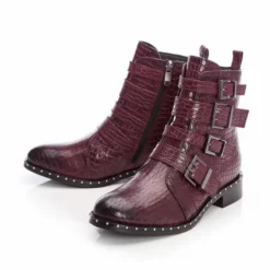Kistana Burgundy Croc -Moda In Pelle Sales kistana burgundy croc p9176 71051 medium