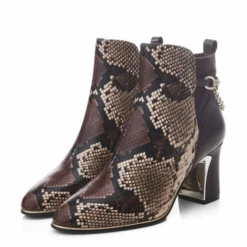 Klarisa Brown Snake Print Leather -Moda In Pelle Sales klarisa brown snake print leather p13692 90536 medium
