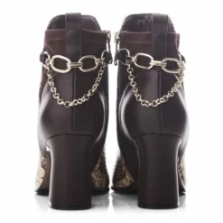 Klarisa Brown Snake Print Leather -Moda In Pelle Sales klarisa brown snake print leather p13692 90538 medium