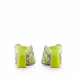 Laryssa Lime Green Snake Print Leather -Moda In Pelle Sales laryssa lime green snake print leather p12657 83236 medium