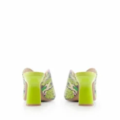Laryssa Lime Green Snake Print Leather -Moda In Pelle Sales laryssa lime green snake print leather p12657 87697 medium
