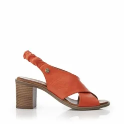 Lasandra Orange Leather