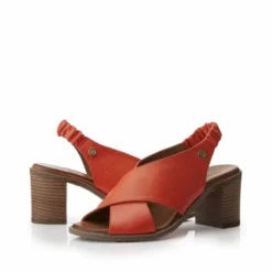 Lasandra Orange Leather -Moda In Pelle Sales lasandra orange leather p12772 83995 medium