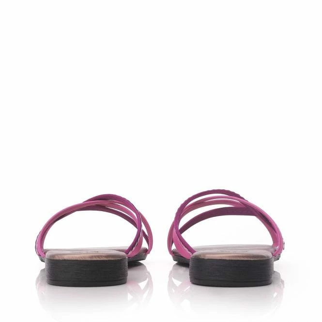 Lesta Fuschia Leather 5 Lesta Fuschia Leather - Image 3