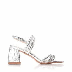 Maliqa Silver Patent Mocc Croc