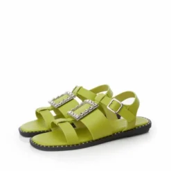 Nikole Lime Green Porvair -Moda In Pelle Sales nikole lime green porvair p12915 88203 medium