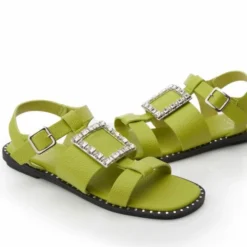Nikole Lime Green Porvair -Moda In Pelle Sales nikole lime green porvair p12915 88205 medium
