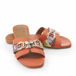 Noela Orange Snake Print Leather -Moda In Pelle Sales noela orange snake print leather p13080 86542 medium