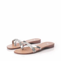 Oliana Silver Leather -Moda In Pelle Sales oliana silver leather p13295 88319 medium
