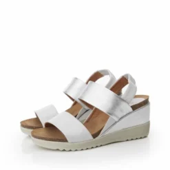 Piatini White - Silver Leather -Moda In Pelle Sales piatini white silver leather p12819 84502 medium