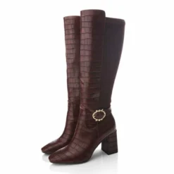 Saretta Brown Patent Mocc Croc -Moda In Pelle Sales saretta brown patent mocc croc p13913 92136 medium