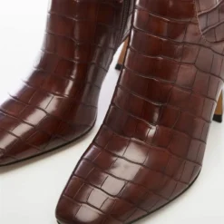 Sarisa Brown Patent Mocc Croc -Moda In Pelle Sales sarisa brown patent mocc croc p12522 81668 medium