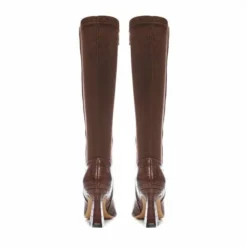 Sarisa Brown Patent Mocc Croc -Moda In Pelle Sales sarisa brown patent mocc croc p12522 81860 medium