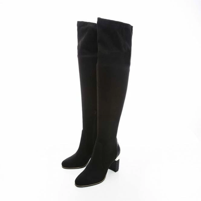 Valentinne Black Alcantara 6 Valentinne Black Alcantara - Image 4