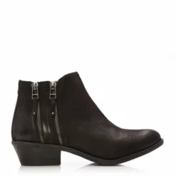 Zipstie Black Nubuck